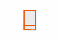 Fototasche magnetisch ohne Rückwand: pastell-orange